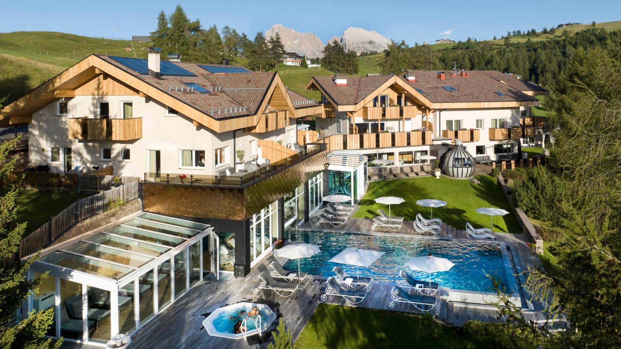 Hotel Rosa Eco Alpine Spa Alpe Di Siusi Exterior photo
