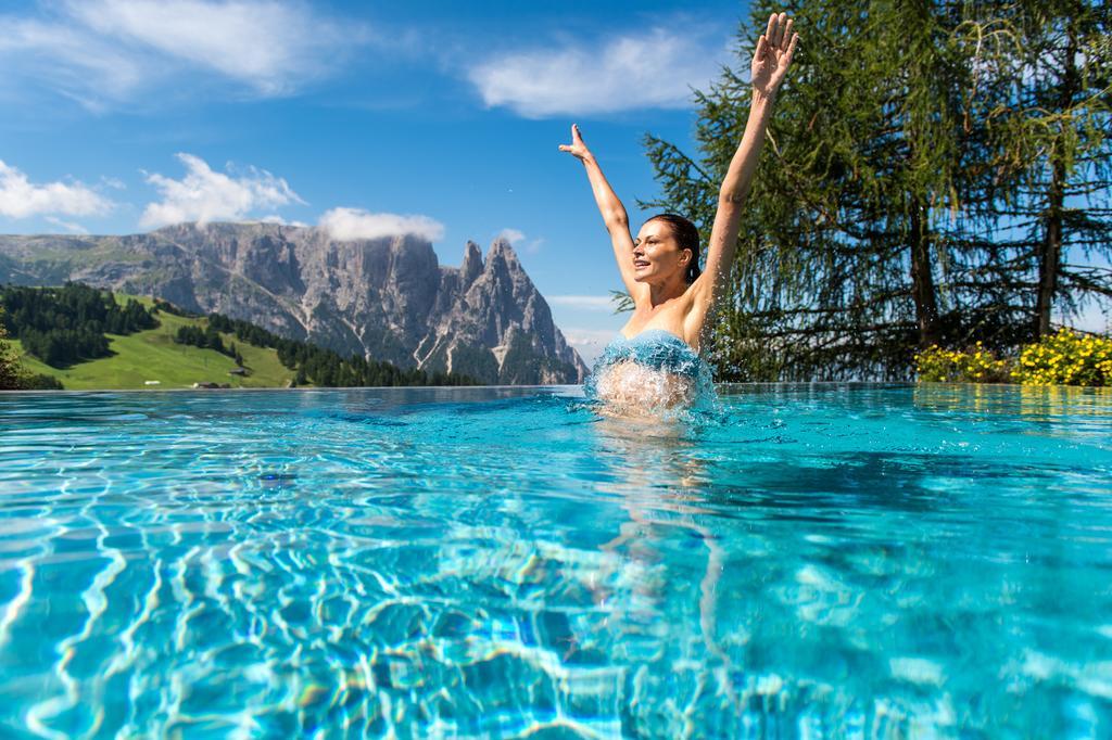 Hotel Rosa Eco Alpine Spa Alpe Di Siusi Exterior photo