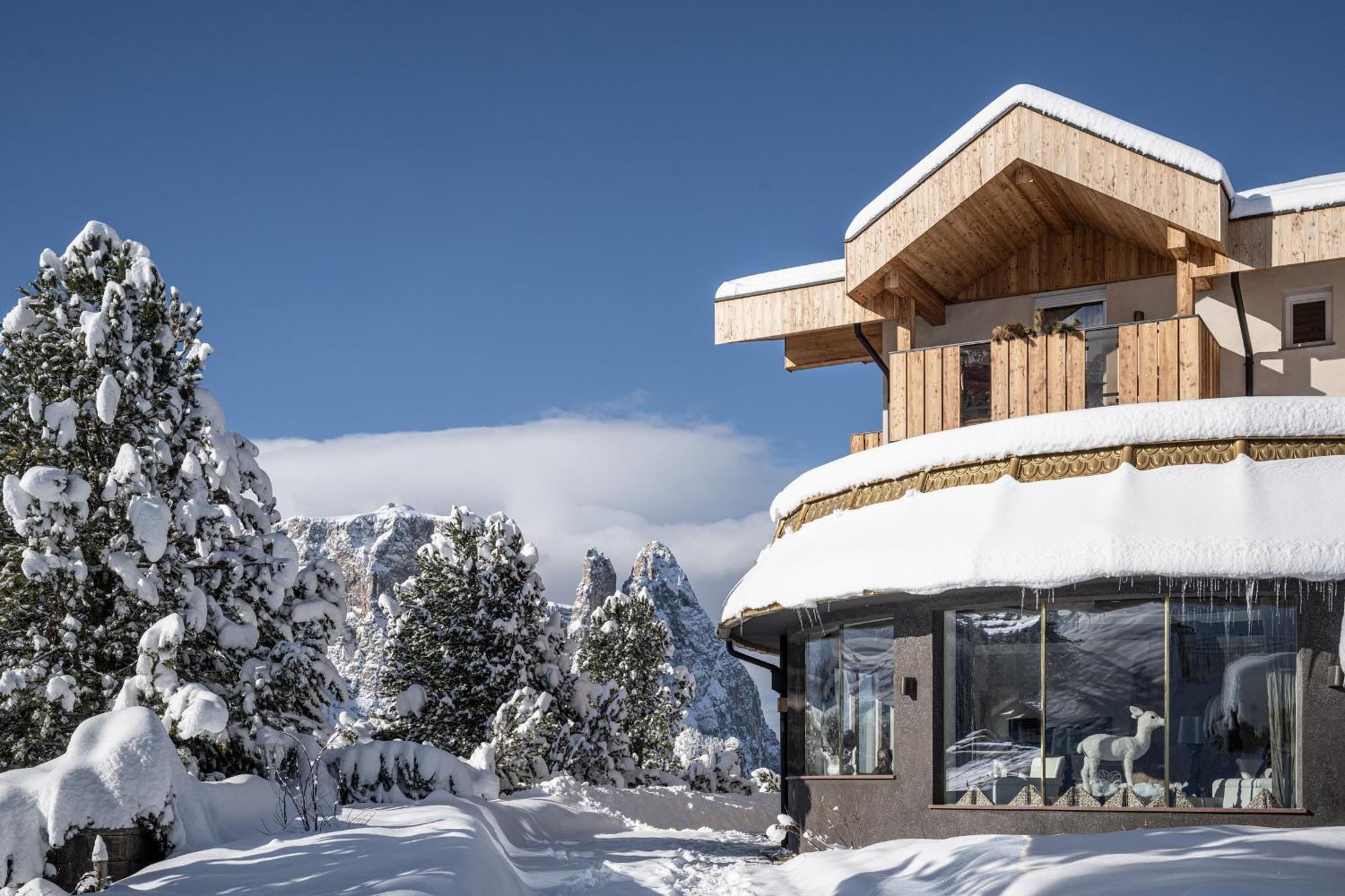 Hotel Rosa Eco Alpine Spa Alpe Di Siusi Exterior photo